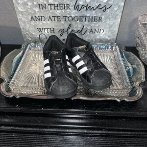 Adidas Black and White Sneakers